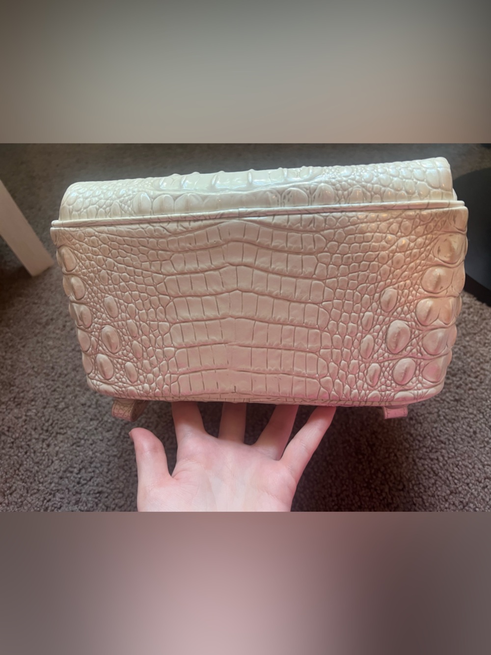 Ivory Brahmin backpack - Picture 2 of 7